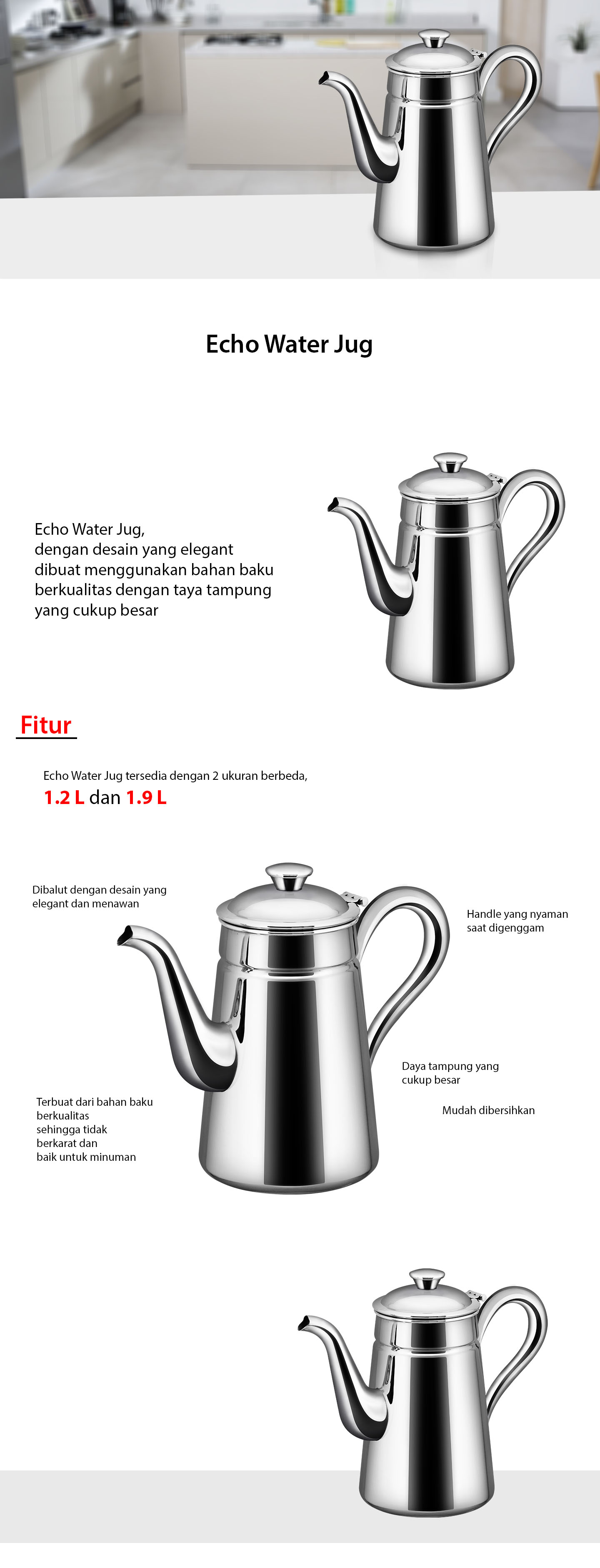 Echo Water Jug
